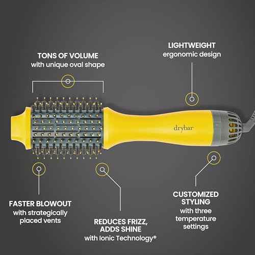 Drybar Blow-Dryer Shot Collection | Faster Blowouts with Tons of Volume and Less Frizz | Choose The Barrel Size Best for Your Hair Length and Desired Style