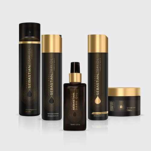 Sebastian Professional Dark Oil Lightweight Hair Styling Oil | Nourishing Blend of Natural Oils for a Smooth, Sleek Finish