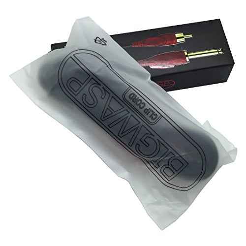 BIGWASP [Premium Quality] Silicone Soft Tattoo RCA Connector Clip Cords for Tattoo Machines (79 Inches)