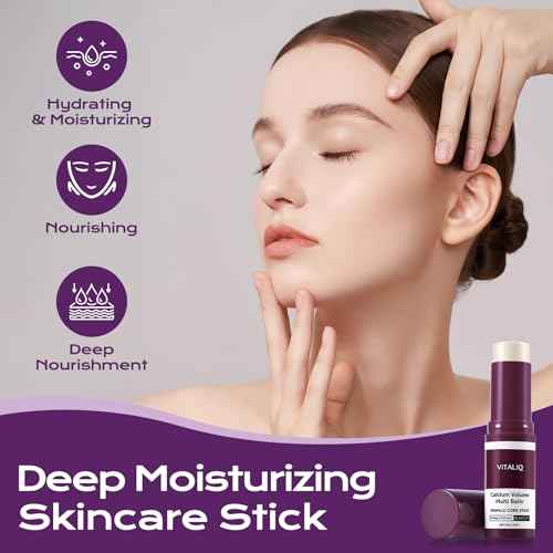 VITALIQ 2PC Anti Wrinkle Calcium Balm, Hydrating Face Moisturizer for Eyes,Neck, Face