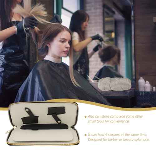 Scissor Pouch Bag Salon Storage Case Holder Hair Stylist Tools Bag Organizer for Hairdressers (Can Hold 4)