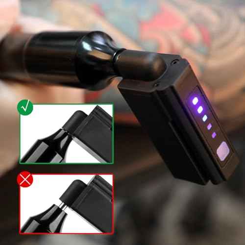 Solong Tattoo Pen Kit Rotary Tattoo Gun Machine with Wireless Tattoo Power Supply 50Pcs Cartridge Tattoo Needles EM128KITPRD50-1-US