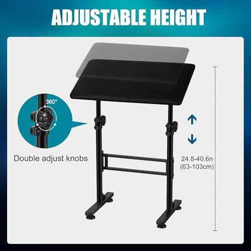 POARMEEY XXL Tattoo Arm Rest Stand Professional Tattoo Armrest with Large Soft Pillow and Adjustable Hight Angle for Studio