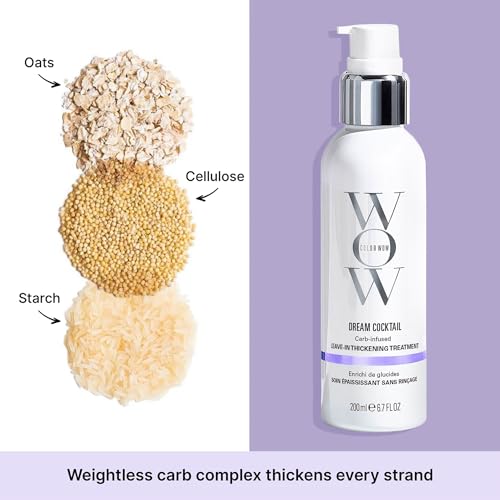 COLOR WOW Dream Cocktail Carb Infused Leave-in Treatment ? Transform Thin Hair to Thick & Full | with Heat Protection