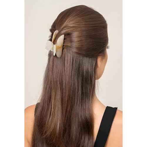 Teen Girl Gifts Trendy Stuff - Initial Cute Hair Clips, Letter Elegant Hair Claw Clips, Fashion Glitter Claw Clips Durable Hair Clips, Birthday Gifts for Teens Daughter Sister Christmas Gifts