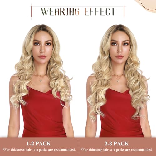 Micro Loop Hair Extensions, 100% Remy Human Hair, Microlink Extensions, No Tangle & Smooth, 50 Strands 50g, 22 Inch #Light Brown