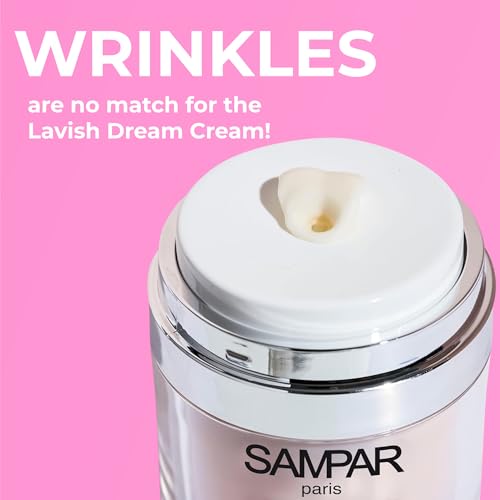 Sampar Lavish Dream Cream ? Firming & Hydrating Peptide Moisturizer for Radiant, Smooth Skin ? Daily Facial Cream for All Skin Types ? 50ml