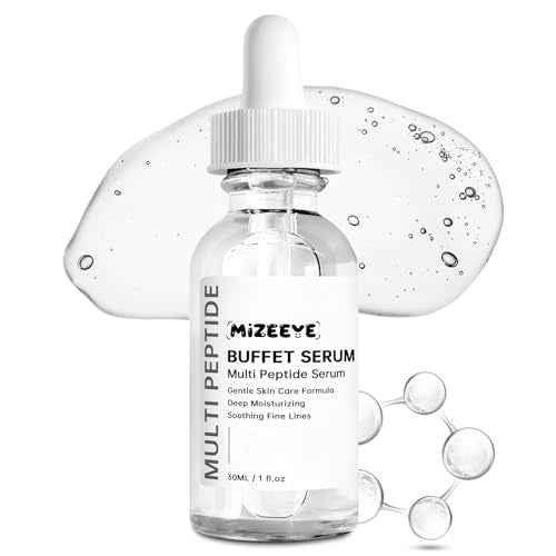 Buffet Peptides Serum For Face, 30ML Multi Peptide Face Serum For Anti-aging, Moisturizing, Fine Lines & Acne.