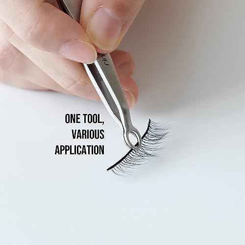 [Premium Hand-Made] Round tip Tweezers, 316 Surgical-Grade Stainless Steel for Safety, Precision tweezers, hair tweezers for plucking, Facial Hair Tweezers for Men & Women, Trim Tweezers