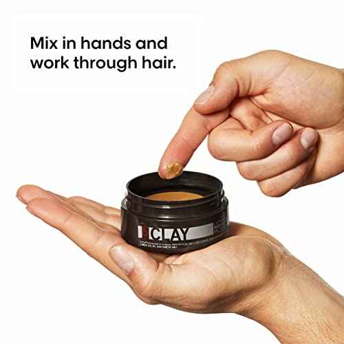 L'Or?al Professionnel Paris Men¡¯s Styling Clay - For All Hair Types, Provides Strong Hold and Matte Finish
