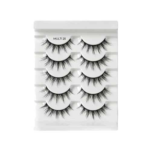 Strip False Eyelashes Multipack Fake Eyelashes Natural to Dramatic Look Lash Set 5 Pairs (27)