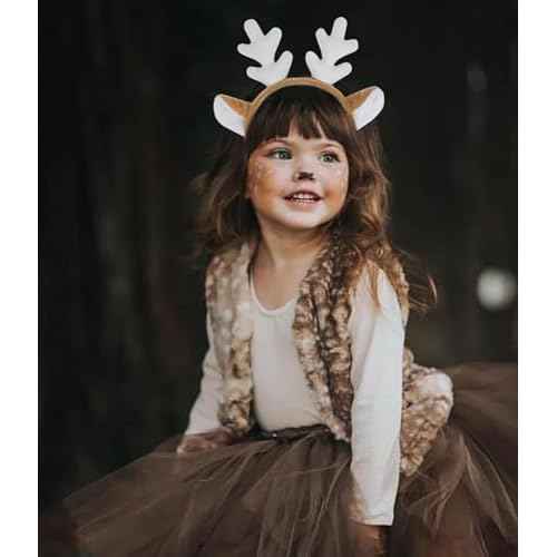 Deer Antlers Headband - Reindeer Antler Deer Ears Headbands for Women Deer Costume, Cute Christmas Headbands Accessories for Holiday Party Favors