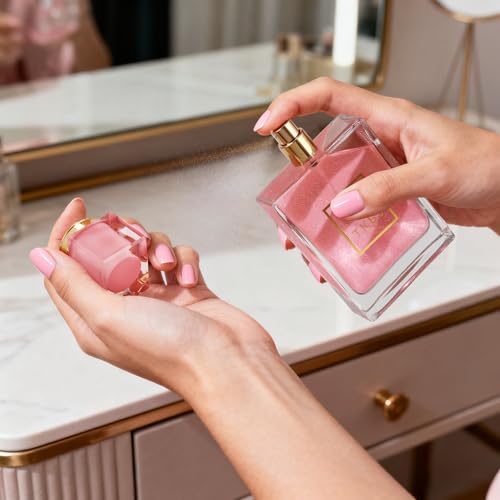 Miss Blooming Bouquet Eau de Toilette for Women, Floral Fruity Perfume with Peony & Musk - Inspired by Dioor, 3.4 oz / 100ml, Elegant & Long-Lasting Fragrance