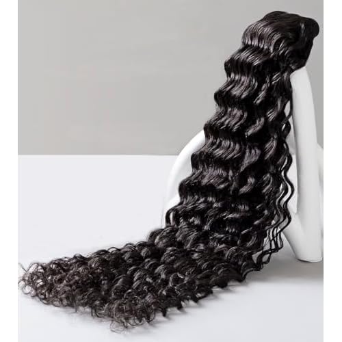 Raw Indian Human Hair Single Bundle,Triple Lifespan Than Regular Virgin Hair,In-Store Quality,Online Price! 100% Raw Indian Hair Bundles Deep Wave Raw Hair Bundles 16 Inch