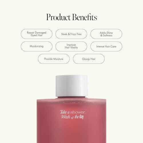 Rosy Night Hair Ampoule Treatment for Damaged Hair ? Water-to-Cream Repair Formula with Peptides & Amino Acids ? Frizz Control, Color Safe, Silicone-Free, Floral Musk Scent ? 6.76 fl oz