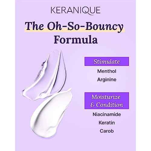 Keranique Volumizing Shampoo and Conditioner Set for Hair Repair and Growth with Biotin and Keratin for Women, Thinning Hair Formula, 8 Fl Oz Each