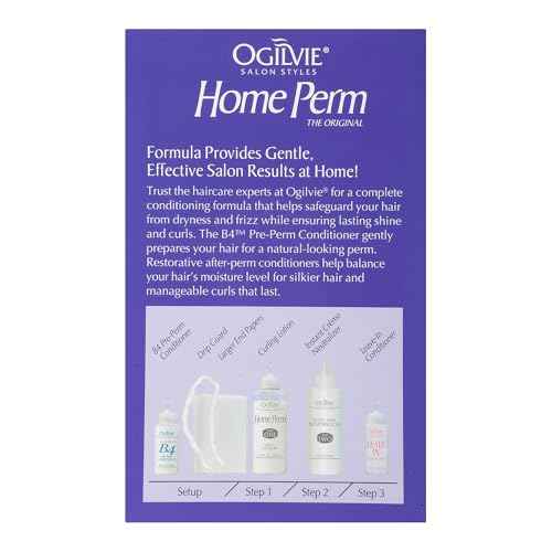 Ogilvie Salon Styles Home Perm The Original - For Color Treated, Thin, or Delicate Hair - 4 pc