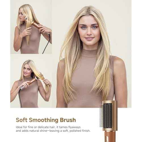 DREAME AirStyle Pro 7-in-1 Hair Styler & High Speed Dryer | Snap-on Attachments for Curling, Smoothing, Volumizing | Fast Drying, Frizz Control, Cool Shot | Luxury Leather Package