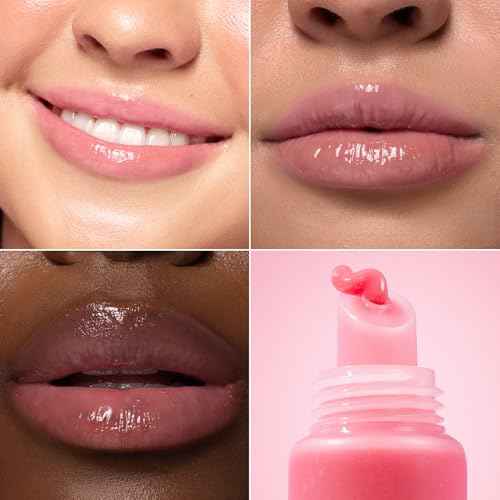Avatara Guava Glow Tinted Lip Jelly, Hydrating Lip Gloss Treatment with Vitamin-Rich Botanicals, Pale Pink Tint, Vegan & Cruelty-Free, Soothes & Softens Dry Lips, 15mL/0.15 Fl Oz