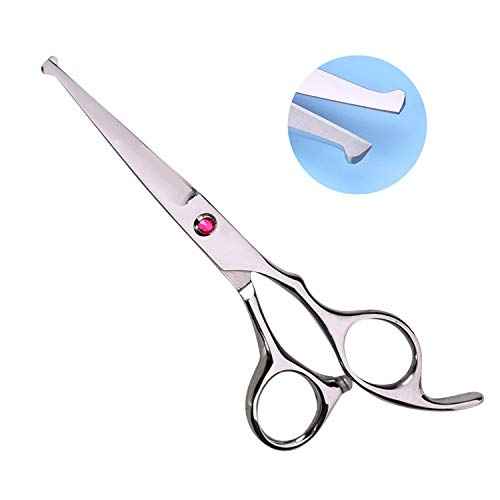 Kids Hair Cutting Scissors Set Professional 6.5 inch Saftey Round Head Hair cut Scissors Kit with Cutting Thinning Scissors Hairdressing Shears Set for Barber Salon £¨red£©