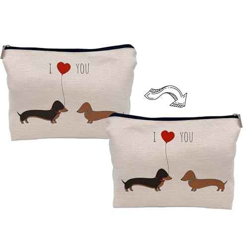Dachshund Gifts: Makeup Bag, Wiener Dog Gifts for Women