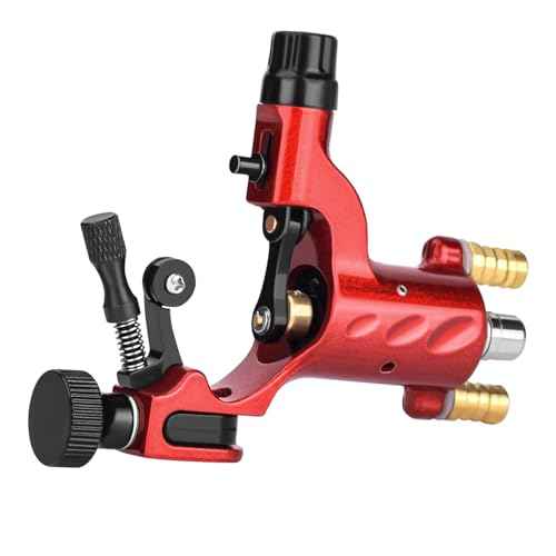 Rotary Tattoo Machine Gun, ATOMUS Tattoo Liner Shader Motor Body Art Dragonfly Machine Motor Gun for Tattoo Artist (Red)