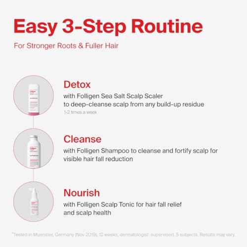 Dr.FORHAIR Folligen Shampoo | Korean Hair Care | Clarifying, Anti Dandruff, Scalp | For Hair Thickening & Fuller Looking, 16.91 fl oz