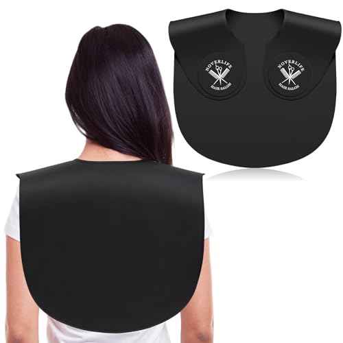 Noverlife Hair Cutting Collar, Waterproof Silicone Hair Dye Collar, Barber Hair Cutting Pad Haircut Neck Wrap for Salon