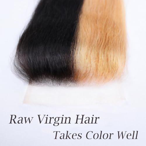 Knots Bleached CindiRiver 5x5 HD Lace Closure Straight Virgin Human Hair With Invisible Real HD Lace, Natural Hairline, Skinlike Lace Frontal Closure Only