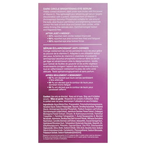 StriVectin Super-C Eye Vitamin C Eye Cream, Brightening and Firming, Boost Skin Dullness with Hyaluronic Acid