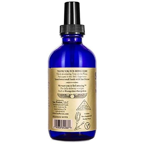 Solar Rose Water | Hydrating Natural Rose Petal Deodorant, Body Spray, Aromatherapy | 236mL