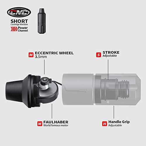Hawink Rotary Short Pen Tattoo Machine with German FAULHABER Motor CNC-Q2