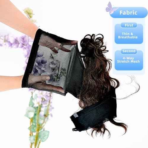 Roaming Hair Weave Sleeve for Locs ? Extra Long Hairsleeve for Braids, Dreadlocks & Twists ? Breathable Loc Sleeve for Women ? Stretchy, Reusable, Lightweight Hair & Wig Cap (Black)