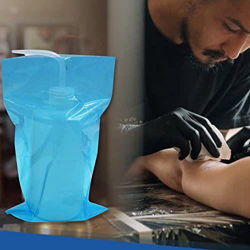 Wash Bottle Bags 250pcs Tattoo Wash Bottle Covers Blue Squeeze Bottles Sleeves Bag Cleaning Tattoo Bottles Bags for Tattoos Supplies Tattoos Kits