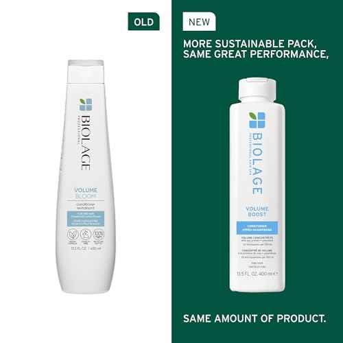 Biolage Volume Boost Conditioner - Weightless Moisture, Shine & Volume, Detangles Fine Hair, Soy Protein & Polymers, Vegan & Paraben-Free
