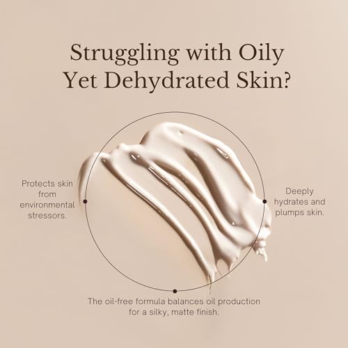 JUARA: Sweet Black Tea & Ginger Oil-Free Moisturizer | Matte Finish Lotion Reduces Shine | Deluxe Moisturizing Facial Treatment | Plumping Hyaluronic Acid | Paraben & Sulfate Free | Vegetarian | 1.7oz