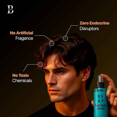 Sea Salt Spray - Beach Waves, Texturizing & Volumizing, Light Hold No Crunch, Non Greasy, Alcohol Free, Paraben Free, Surf Spray for Men & Women, Curl Enhancer, Pre Styler, Easy Washout - 8.5 Oz