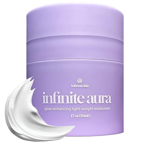 Infinite Aura Face Moisturizer ? Facial Lotion for Women; Hyaluronic Acid + Ceramide Wrinkle Barrier Repair Cream, Beta-Glucan Redness Relief, Copper Peptide Firming Anti Aging Day-Night