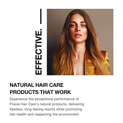 PREVIA Volumizing Bodifying Shampoo & Conditioner Set | Volumizing Duo for Fine & Thin Hair | Adds Body & Shine | Natural Italian Formula with Organic Tilia Blossom | Vegan & Sulfate Free | 8.45 oz