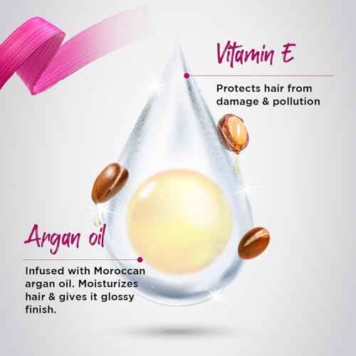 Livon Hair Serum for Men & Women | Frizz-free, stronger and shinier hair | Sulphate & Paraben free| For All Hair Types | Lightweight & Non Greasy | Enriched with Argan Oil & Vitamin E | 3.3 Fl.Oz