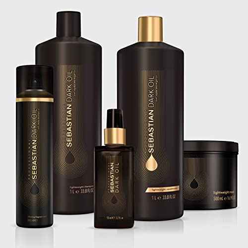 Sebastian Professional Dark Oil Lightweight Conditioner | Infused with Jojoba & Argan Oil for Silky, Smooth Conditioned Hair