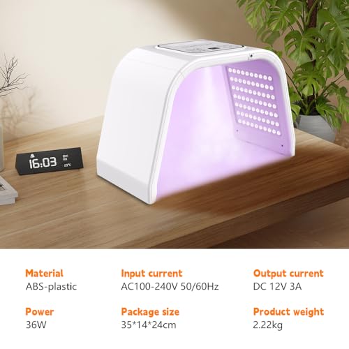 7 Color LED Light For Face Red Light Beauty Machine with Spray LED PDT Light Professional Facial Skin Care Machine For Home And Spa Use