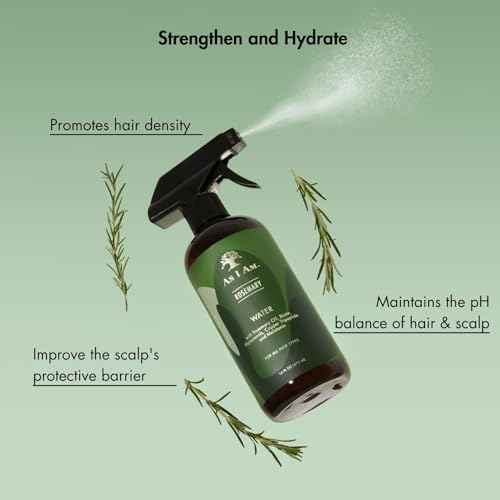 As I Am Rosemary Water 16 oz - Scalp Treatment for Hair Density - with Biotin & Saw Palmetto