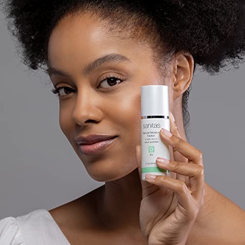 Sanitas Skincare Natural Moisture Factor, Moisture Rich Concentrate, CoQ10, Vitamin F, Vitamin E, Serum for Dry Skin, 1 Ounce
