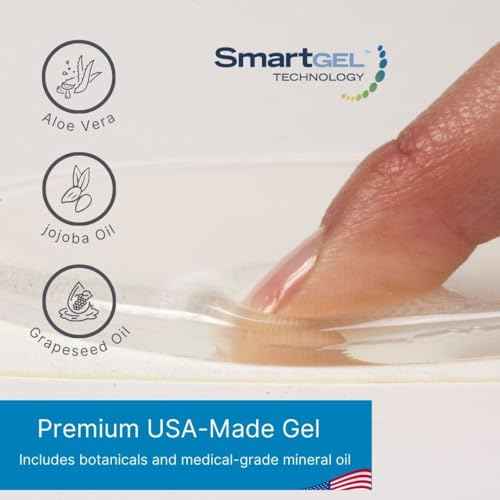 NatraCure 5-Toe Gel Lined Foot Moisturizing Socks ? Aloe & Shea Infused Fuzzy Hydrating Socks for Women & Men - Soft Feet Moisturizer Spa & Pedicure Socks for Dry Cracked Heels, Calluses - Medium