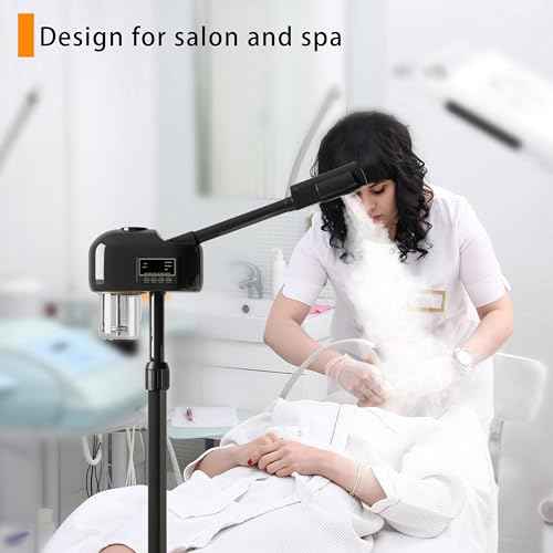 Facial Steamer, Professional Facial Steamer with Hot Mist for Esthetician, Facial Steamers Home Facial Spa, Face Steamer for Facial Deep Cleaning ? Professional Home Facial Spa Steamer with Hot Mist.