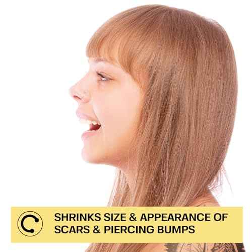 BASE LABORATORIES Piercing Bump Solution & Keloid Bump Removal | Soothing Piercing Aftercare for Piercing Bumps & Keloid Scar Removal | Ear & Nose Keloid Bumps Piercing Aftercare Solution Oil | 0.5 oz