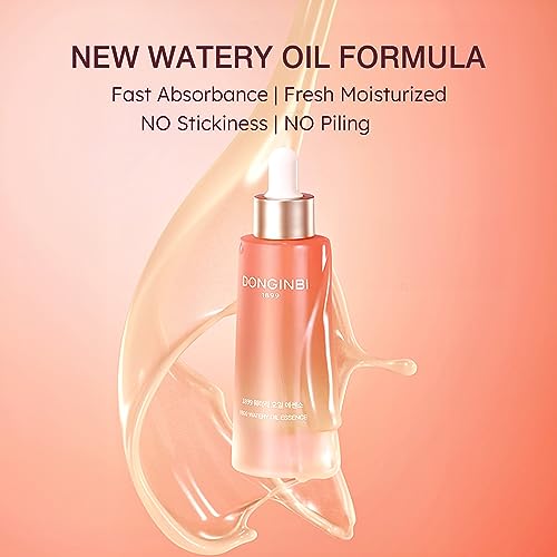 Donginbi Red Ginseng 1899 Watery Oil Essence - Glowing Face Oil, Skin Barrier Repair & Firming Moisturizer, Korean Red Ginseng Essence, Skin Care Gifts for Women, 1.01 floz