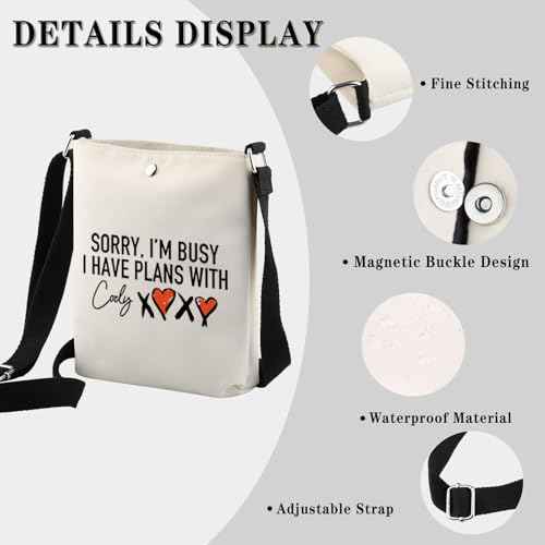 GJTIM Ladies Gym Gift Sorry I¡¯m Busy I have Plans With Cody Fitness Travel Bag for Fans (Plans With Cody CB)
