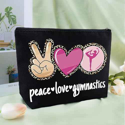 Gymnastics Bag for Girls Cosmetic Bags for Women Sister Friends Small Makeup Gymnastic Gifts Stuff